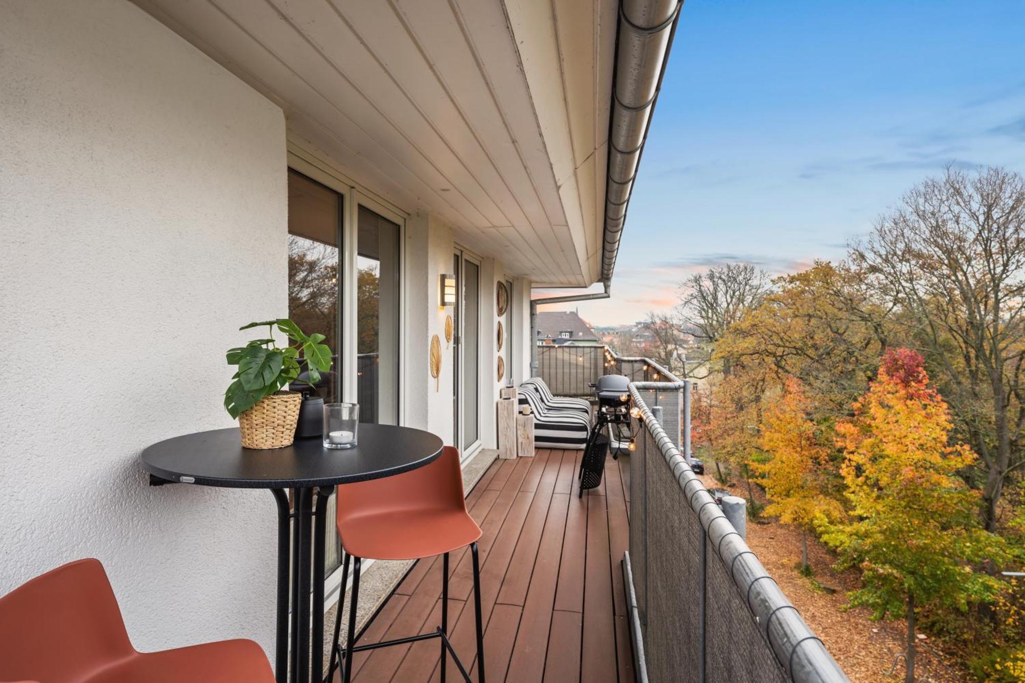 Edler Wohnraum Schwanenteich-Penthouse Mit Garage, Grill, Kaffeevollautomat, Klima, Lift & Terrasse Apartment Zwickau Bagian luar foto