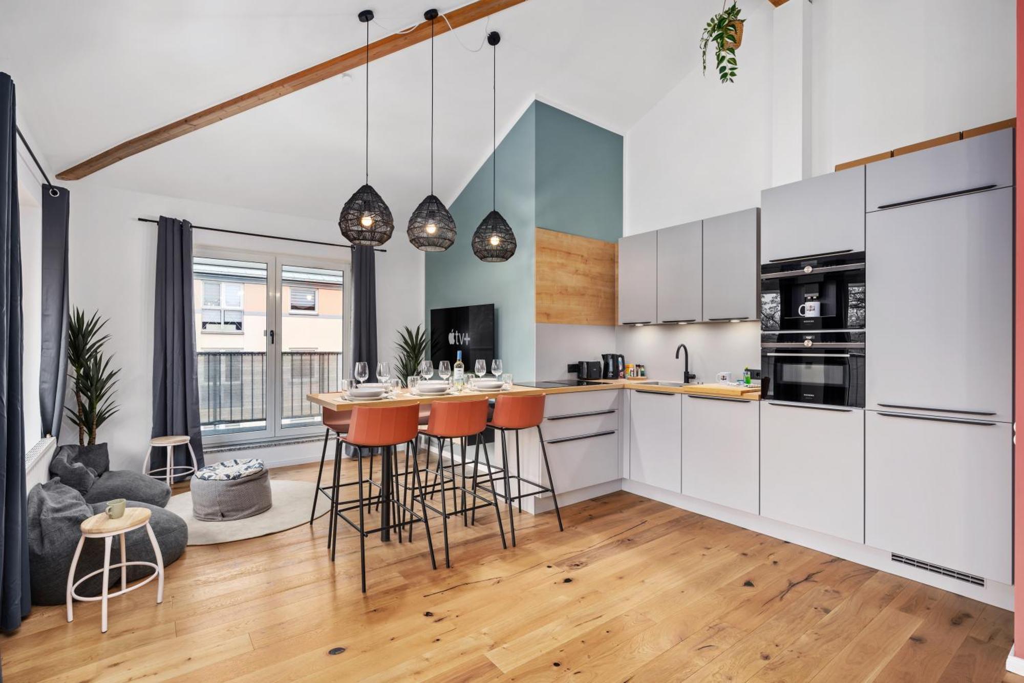 Edler Wohnraum Schwanenteich-Penthouse Mit Garage, Grill, Kaffeevollautomat, Klima, Lift & Terrasse Apartment Zwickau Bagian luar foto